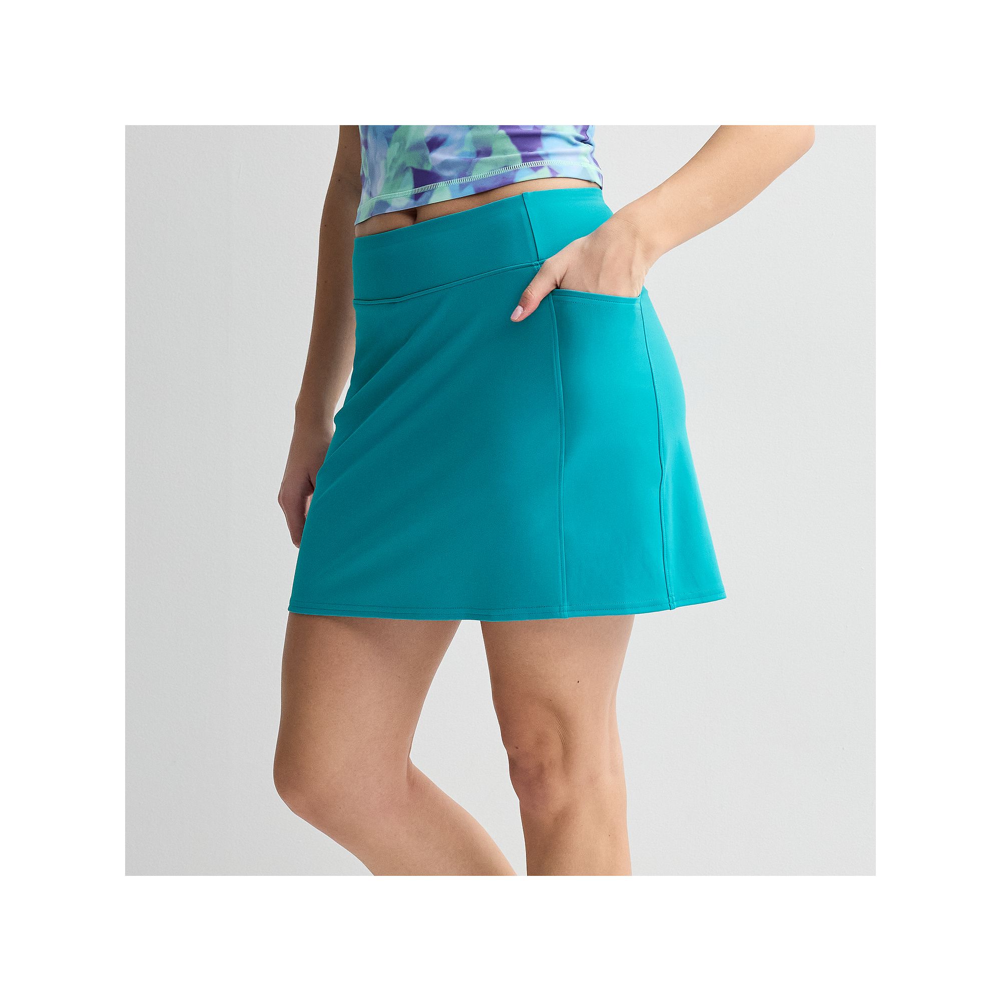 Womens Tek Gear® Ultrastretch Skort, Size: XS, Keilani Blue