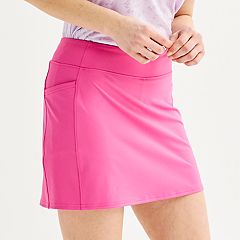 Womens Pink Flare Skirt