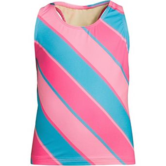 Girls 2-16 Lands' End Chlorine Resistant Racer Back Tankini Swimsuit Top