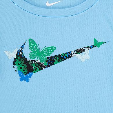 Toddler Girls Nike Dri-FIT Meta-Morph Sprinter Graphic Tee and Shorts Set
