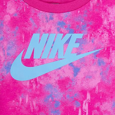 Toddler Girls Nike Boxy Graphic Tee and Biker Shorts Set