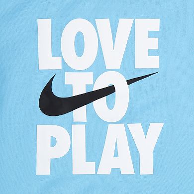 Toddler Girls Nike Dri-FIT "Love To Play" Graphic Tee and Shorts Set