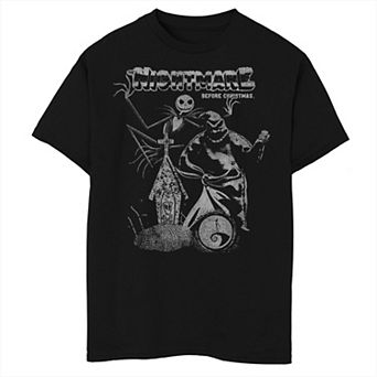 Disney's The Nightmare Before Christmas Boys Vintage Poster Tee