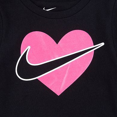 Toddler Girls Nike Heart Graphic Tee