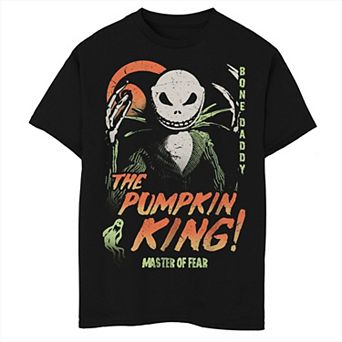 Boys 6-20 Disney's The Nightmare Before Christmas Boys Pumpkin King Master Of Fear Tee