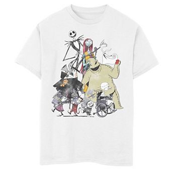 Disney's The Nightmare Before Christmas Boys Halloween Town Group Tee