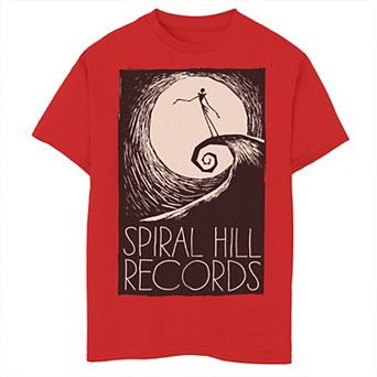 Disney's The Nightmare Before Christmas Boys Spiral Hill Records Tee