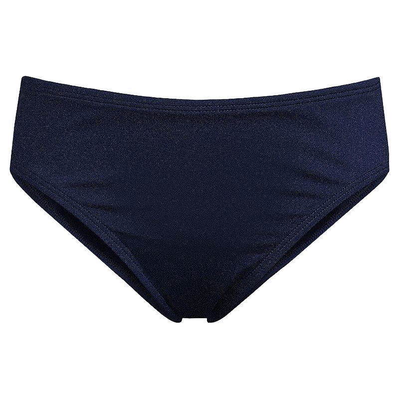 Girls 2-16 Lands' End Chlorine Resistant Bikini Swim Bottoms, Girl's, Size: XXS(2/3), Deep  Blue