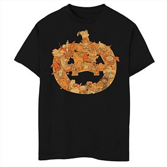Boys 6-20 Nickelodeon Cartoons Group Jack-O'-Lantern Graphic Tee