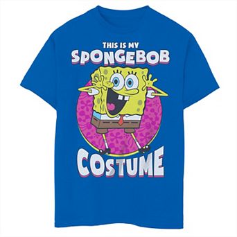 Boys This Is My SpongeBob Costume Graphic Tee