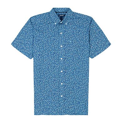 Men's IZOD Breeze Short Sleeve Button-Down Shirt