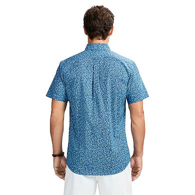 Men's IZOD Breeze Short Sleeve Button-Down Shirt