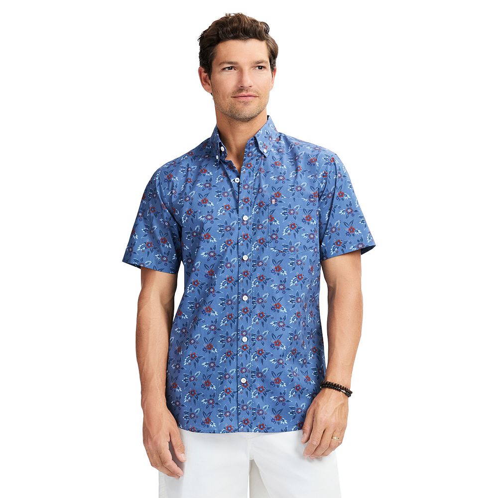 【BAON】[unisex] Imeo Check Short Sleeve Hood Shirt Blue Checkered Short Sleeve Shirt | Women  Pajamas Women