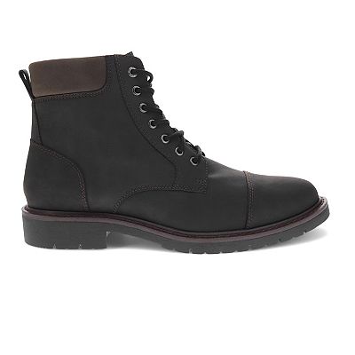 Kohls mens black boots best sale