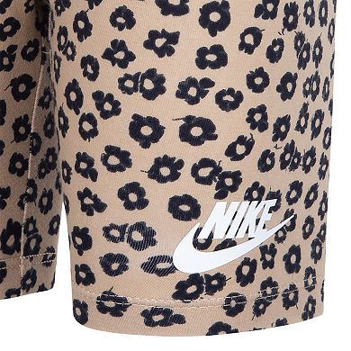 Girls 4-6x Nike Floral Boxy T-shirt & Biker Shorts Set