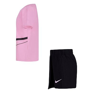 Girls 4-6x Nike Skort and Swoosh Logo T-shirt Set