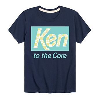Boys 8-20 Barbie Ken Pastel Checker Fill Tee