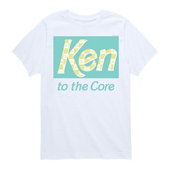 Boys 8-20 Barbie Ken Pastel Checker Fill Tee