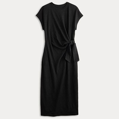 Petite Sonoma Goods For Life Tie Waist Knit Dress