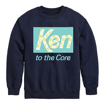 Boys 8-20 Barbie Ken Pastel Checker Fill Fleece