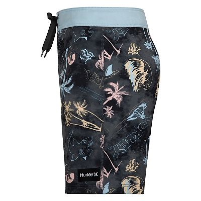 Boys 4 20 Hurley Volcano Doodle Boardshorts
