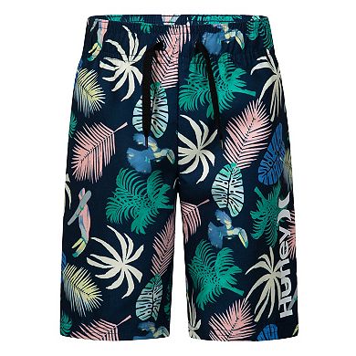 Boys 4-20 Hurley Tropical Swim H2O-Dri UPF Top & Trunks Set