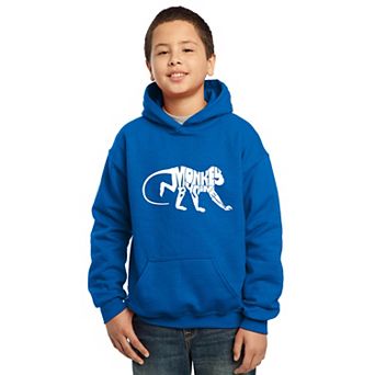 Monkey Business - Boy's Word Art Hooded Sweatshirt