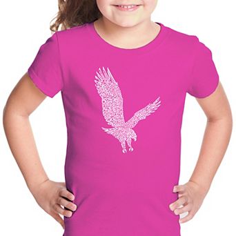 Eagle - Girl's Word Art T-shirt