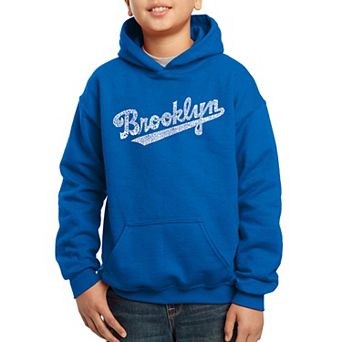 Brooklyn Neighborhoods - Boy's Word Art Hooded Sweatshirt