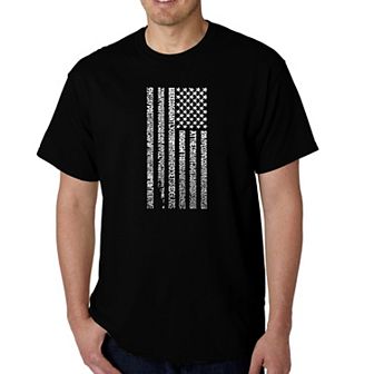 National Anthem Flag - Men's Word Art T-shirt