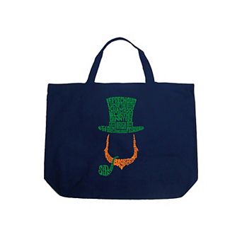 Large Word Art Tote Bag - Leprechaun
