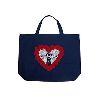 Large Word Art Tote Bag - Til Death Do Us Part