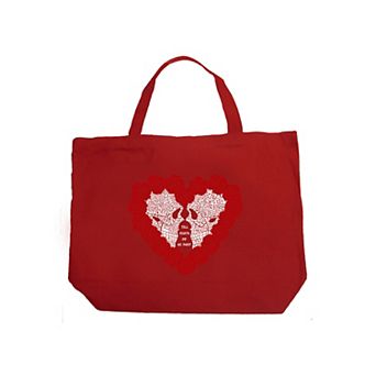Large Word Art Tote Bag - Til Death Do Us Part