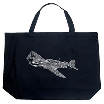 Large Word Art Tote Bag - P40