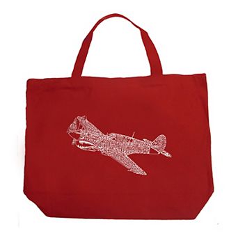 Large Word Art Tote Bag - P40
