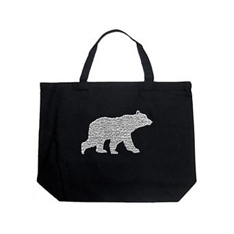 Large Word Art Tote Bag - Mama Bear
