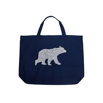 Large Word Art Tote Bag - Mama Bear