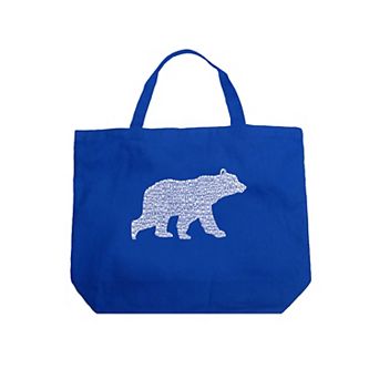 Large Word Art Tote Bag - Mama Bear