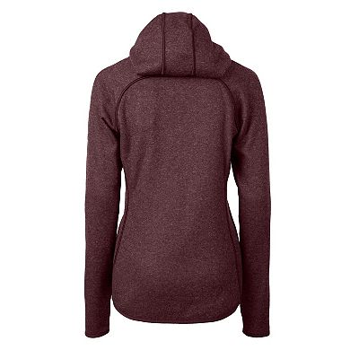 Cutter & Buck Mainsail Sweater-Knit Hoodie Womens Full Zip Jacket