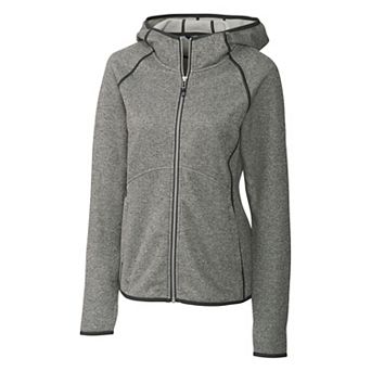 Cutter & Buck Mainsail Sweater-Knit Hoodie Womens Full Zip Jacket