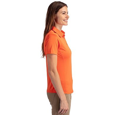 Cutter & Buck Prospect Textured Stretch Womens Short Sleeve Polo