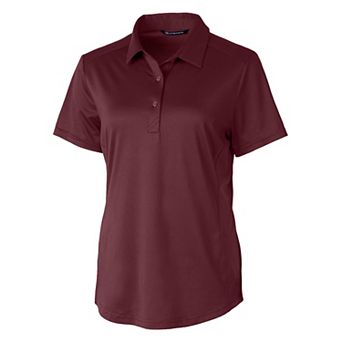 Cutter & Buck Prospect Textured Stretch Womens Short Sleeve Polo