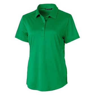 Cutter & Buck Prospect Textured Stretch Womens Short Sleeve Polo