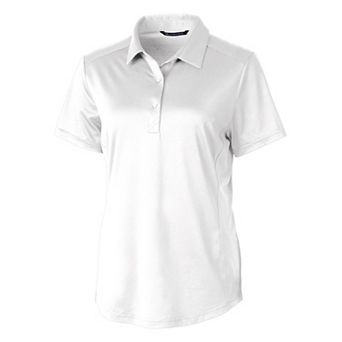 Cutter & Buck Prospect Textured Stretch Womens Short Sleeve Polo
