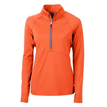 Cutter & Buck Adapt Eco Knit Stretch Recycled Womens Half Zip Pullover