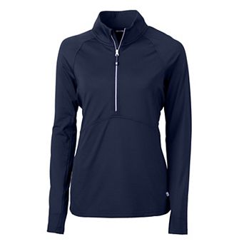 Cutter & Buck Adapt Eco Knit Stretch Recycled Womens Half Zip Pullover