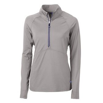 Cutter & Buck Adapt Eco Knit Stretch Recycled Womens Half Zip Pullover