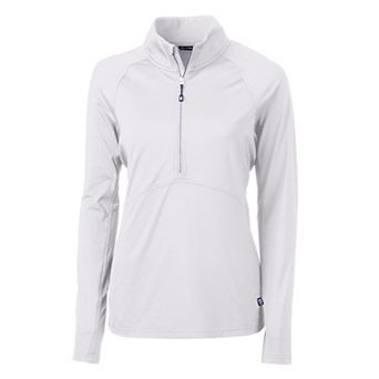 Cutter & Buck Adapt Eco Knit Stretch Recycled Womens Half Zip Pullover