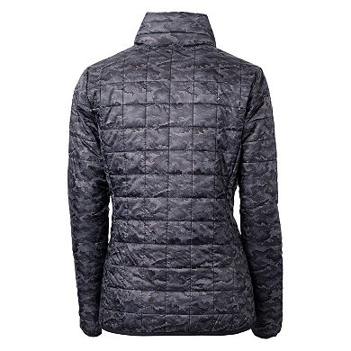 Cutter & Buck Rainier PrimaLoft® Womens Eco Insulated Full Zip Printed Puffer Jacket