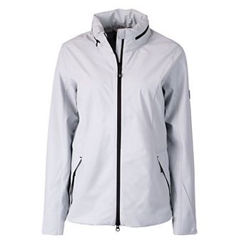 Cutter & Buck Vapor Water Repellent Stretch Womens Full Zip Rain Jacket